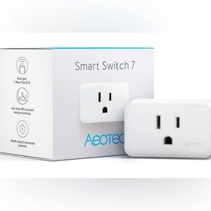 BRAND NEW Aeotec Smart Switch 7, Z-Wave Plus S2 Wireless Control Socket Zwave